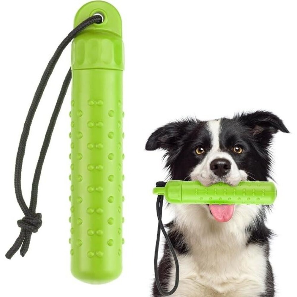 Dog Float Bumper Toy 9.3 Inch Detachable Treat Dispensing Tug Game Pool Toy